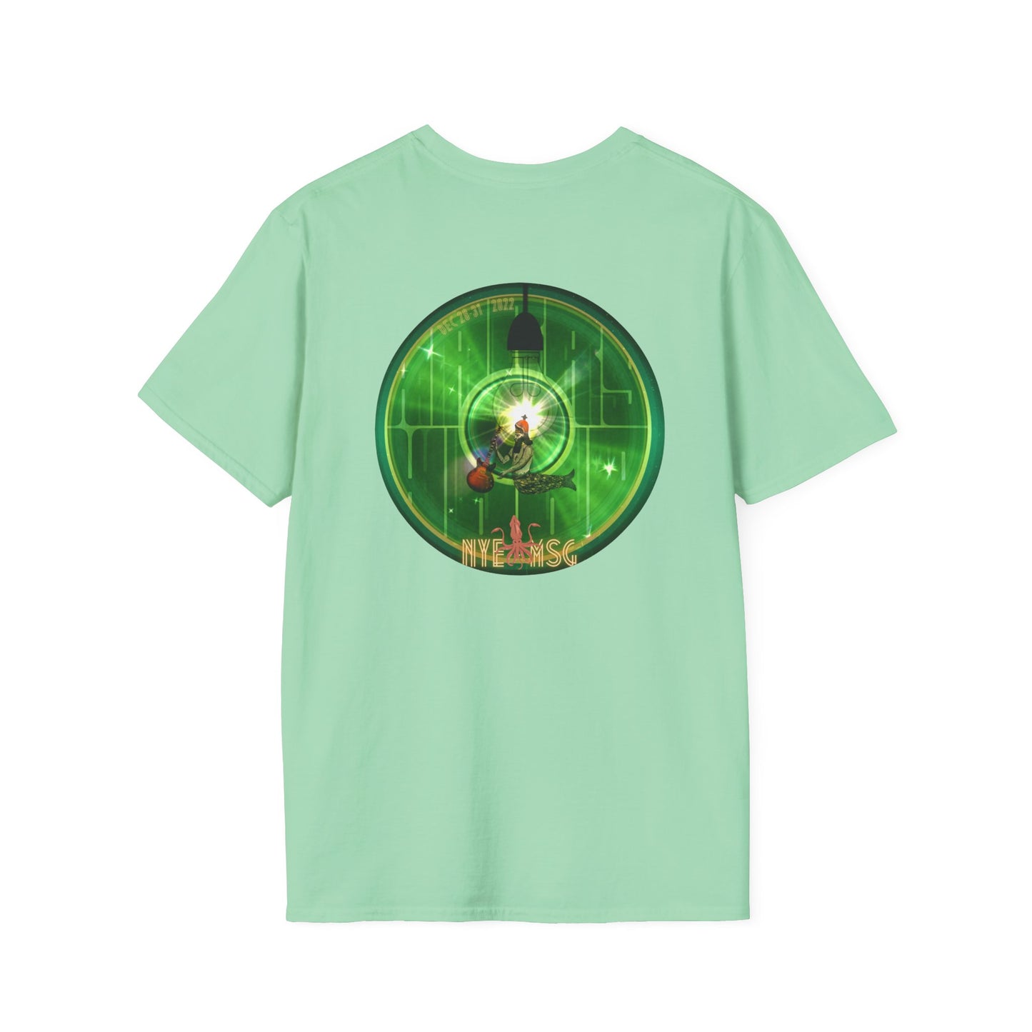 Classic Donut Tee - Unisex Soft-Style - "There was a party Dec 28-31 2022 in NYC, now tell me where were you" - series 1.0  - *green [commemorative donut]