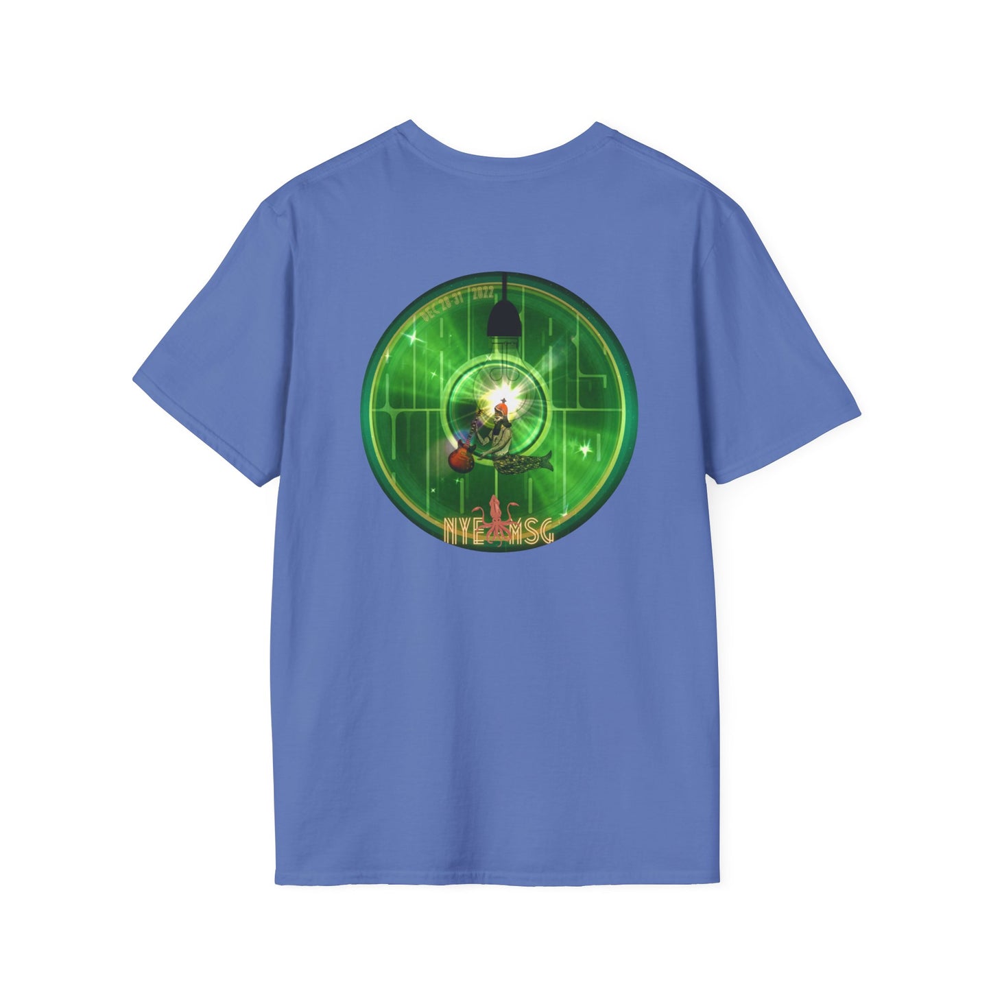 Classic Donut Tee - Unisex Soft-Style - "There was a party Dec 28-31 2022 in NYC, now tell me where were you" - series 1.0  - *green [commemorative donut]