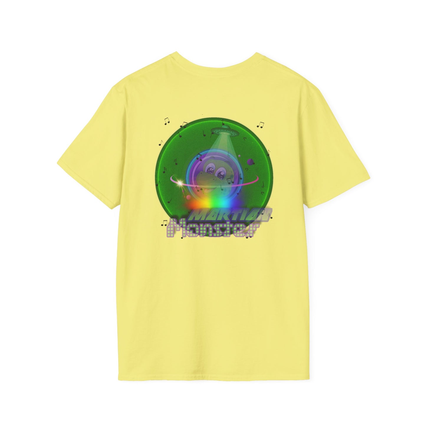 Classic Donut Tee - Unisex Soft-Style - "My Phavorite Martian" - green donut - series 1.0