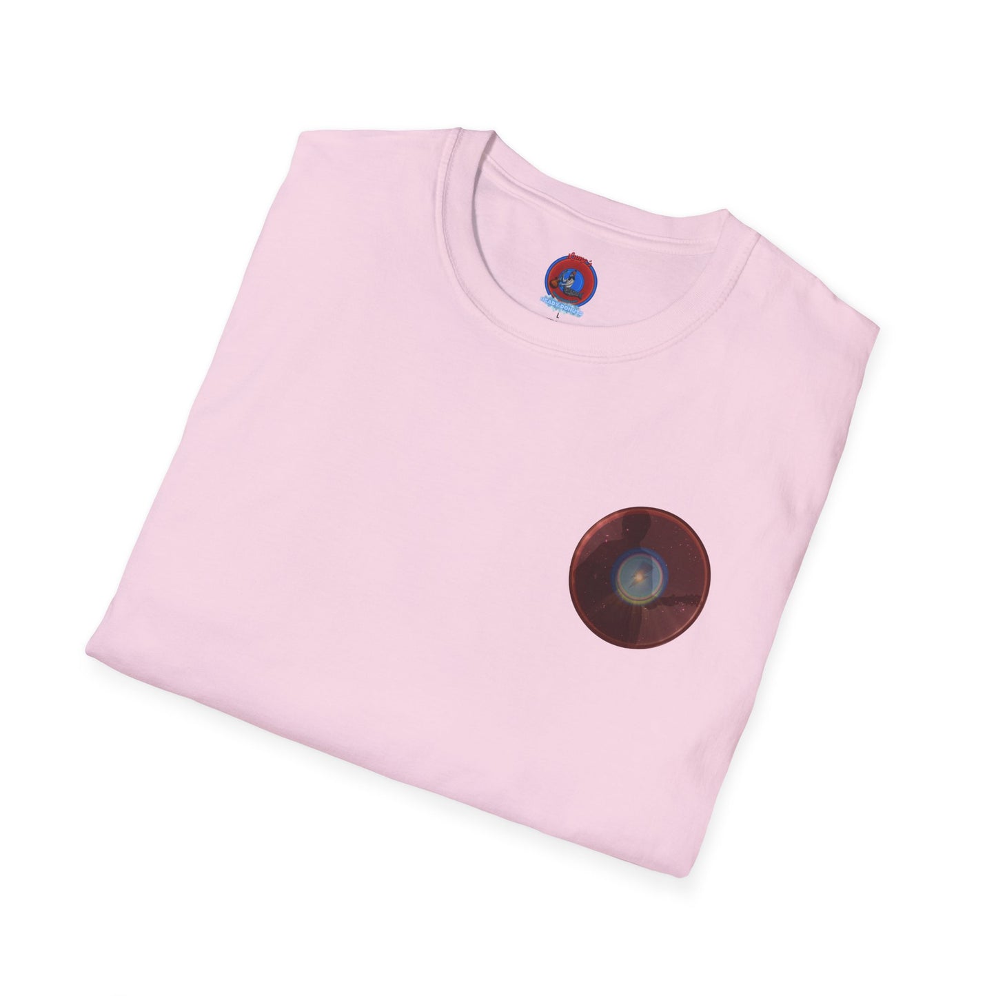 Classic Donut Tee - Unisex Soft-Style - "The Unofficial Bowie, MD Donut" - series 1.0 - crimson donut