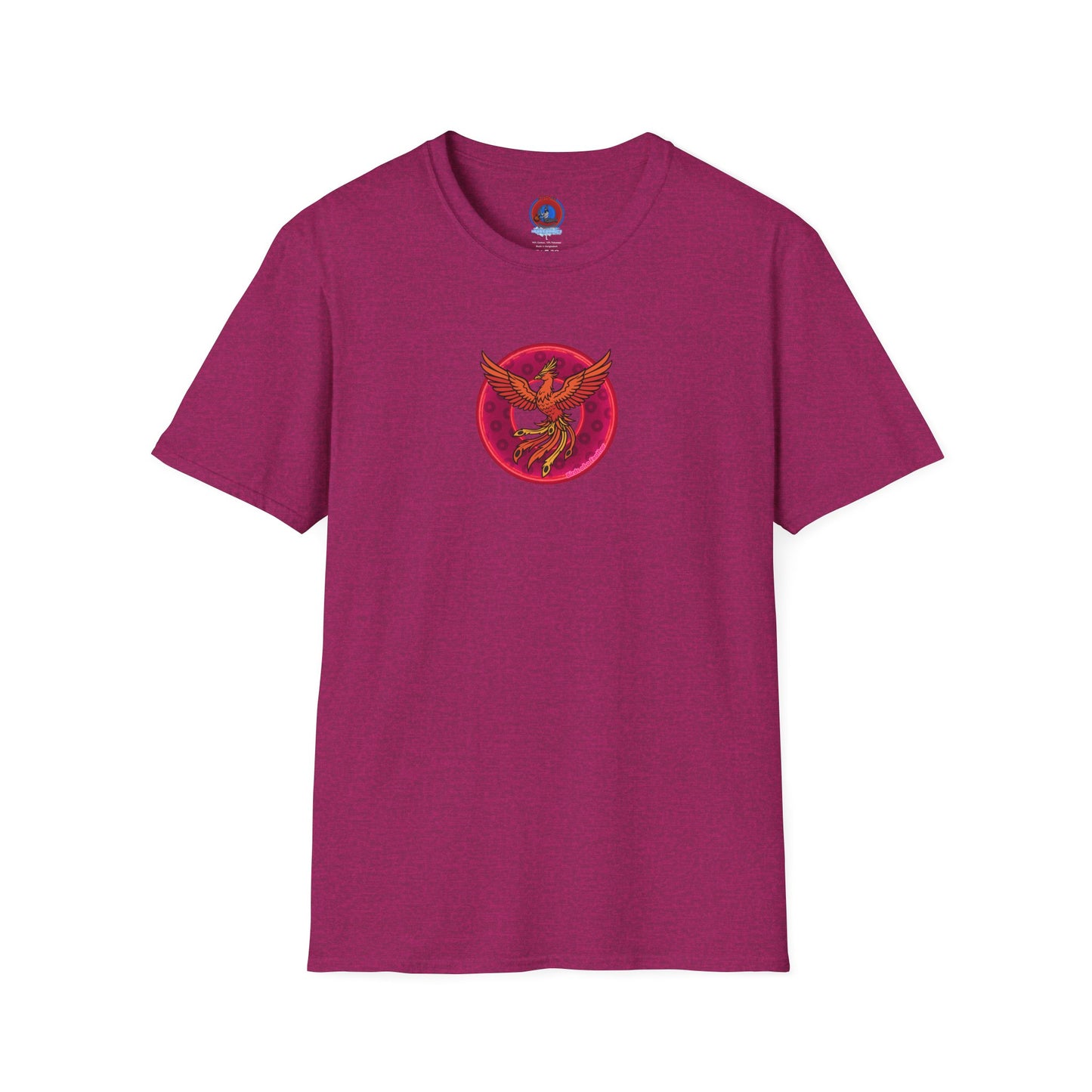 Classic Donut Tee - Unisex Soft-Style - "Invitation for Donuts & Tea" - light purple/purple paradox donut - variant 2