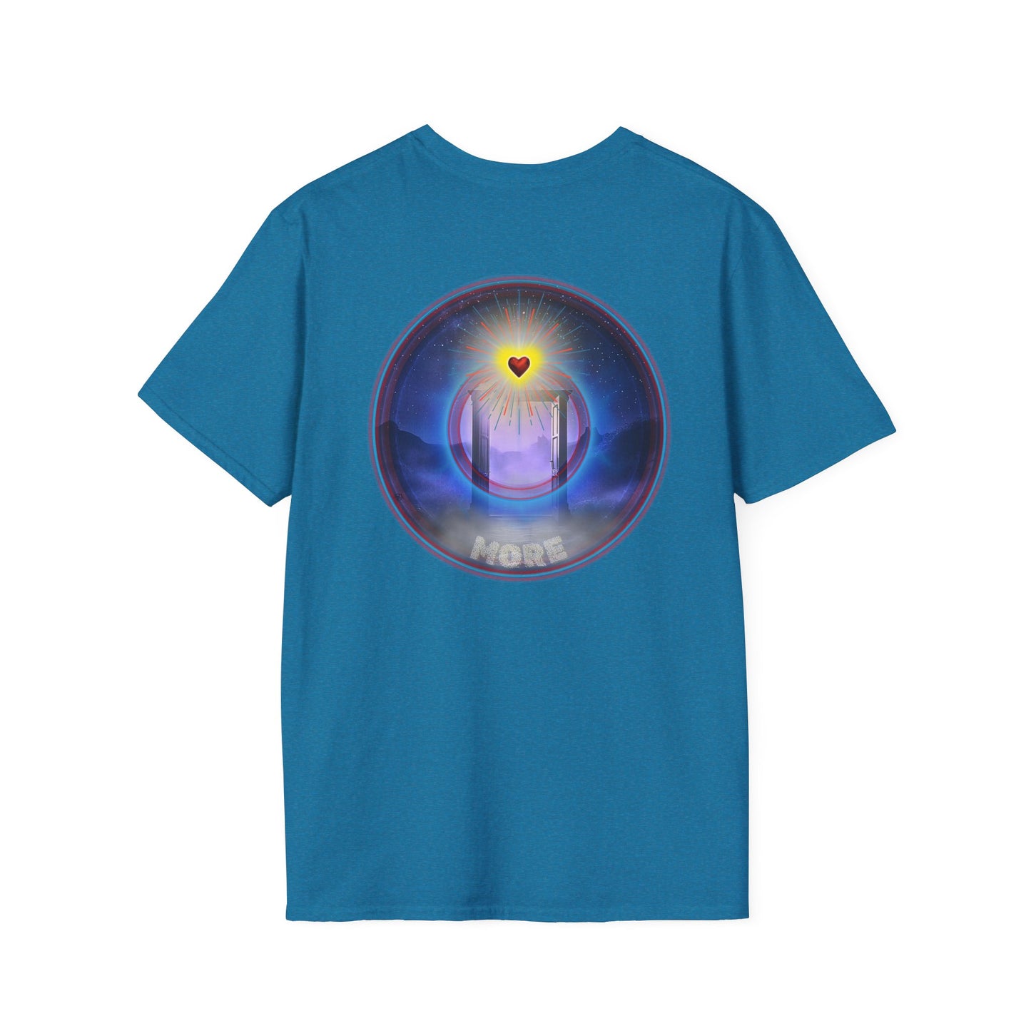 Classic Donut Tee - Unisex Soft-Style - "The Moring Donut' - vivid surreal donut