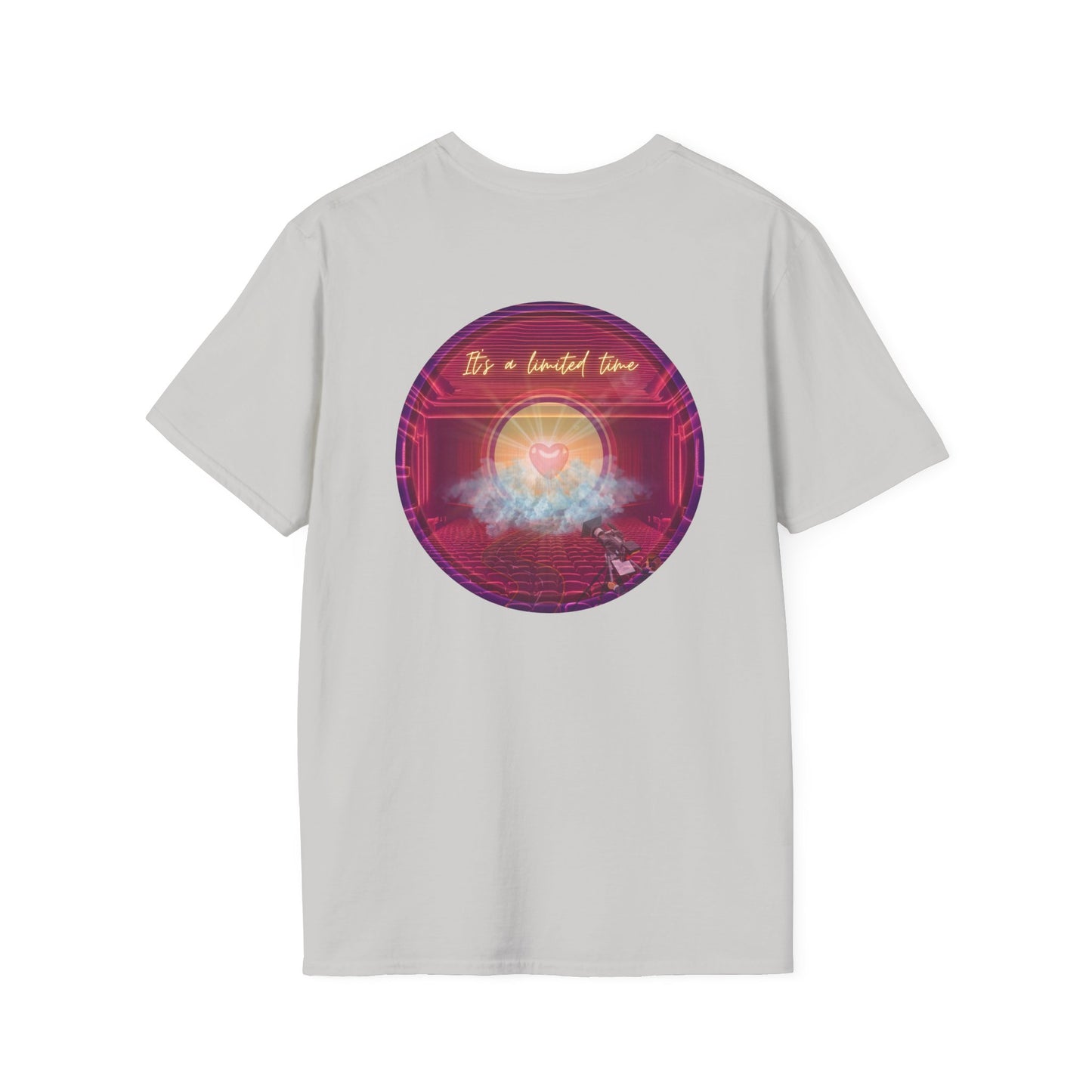 Classic Donut Tee - Unisex Soft-Style - "Limited Time Donut" - variant 2 - magenta donut