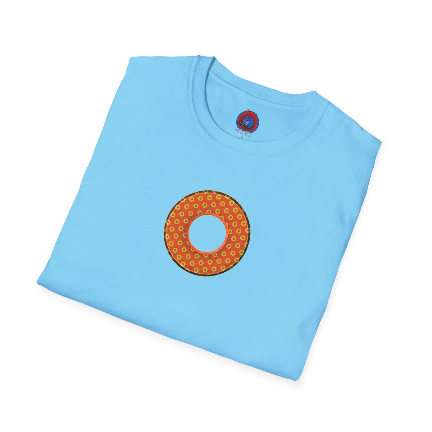 Plain Donuts/Unisex Soft-Style - "Plain Electric Paradoxical Donuts" - gold/orange donuts
