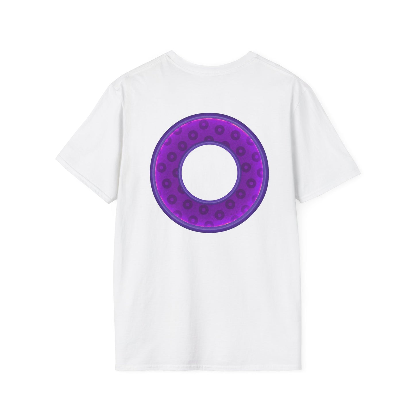 Plain Donuts/Unisex Soft-Style - "Plain Wide Mouthed Paradoxical Donuts" - purple/dark purple donuts