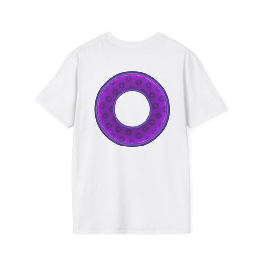 Plain Donuts/Unisex Soft-Style - "Plain Wide Mouthed Paradoxical Donuts" - purple/dark purple donuts