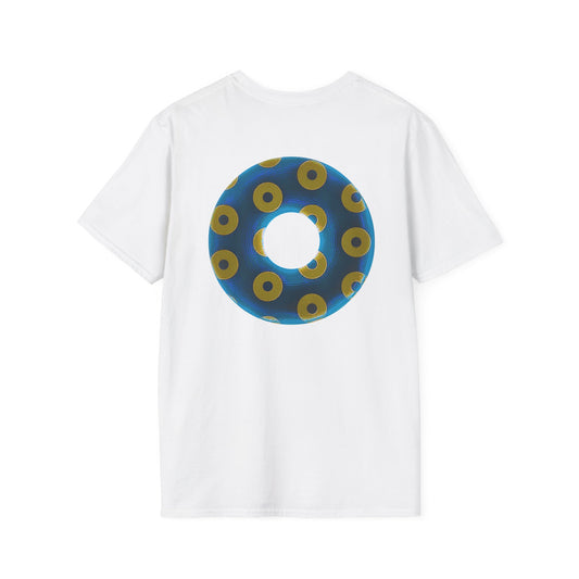 Plain Donuts/Unisex Soft-Style - "Plain Blimpy Paradoxical Donuts" - light blue/light yellow donuts