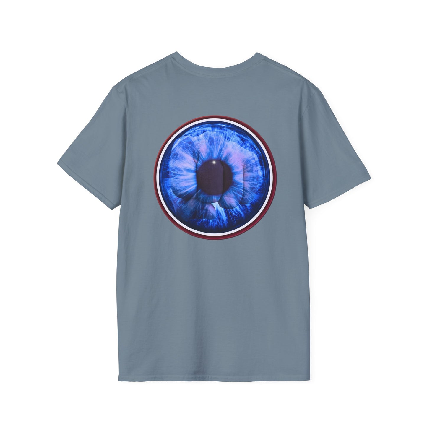 Classic Donut Tee - Unisex Soft-Style - "Wilson's Eyesore Donut Tee" - blue idonut - variant 1