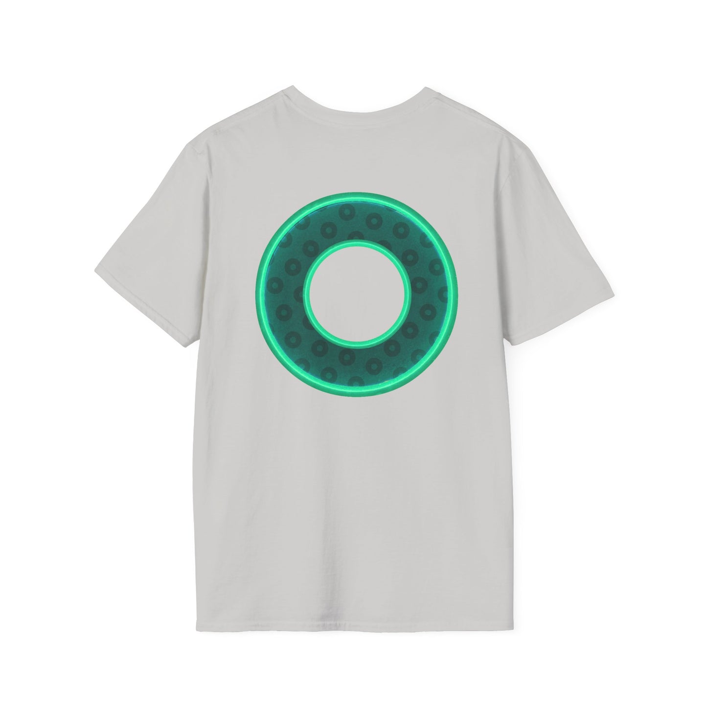 Plain Donuts/Unisex Soft-Style - "Plain Wide Mouthed Paradoxical Donuts" - forest green/mint green donuts