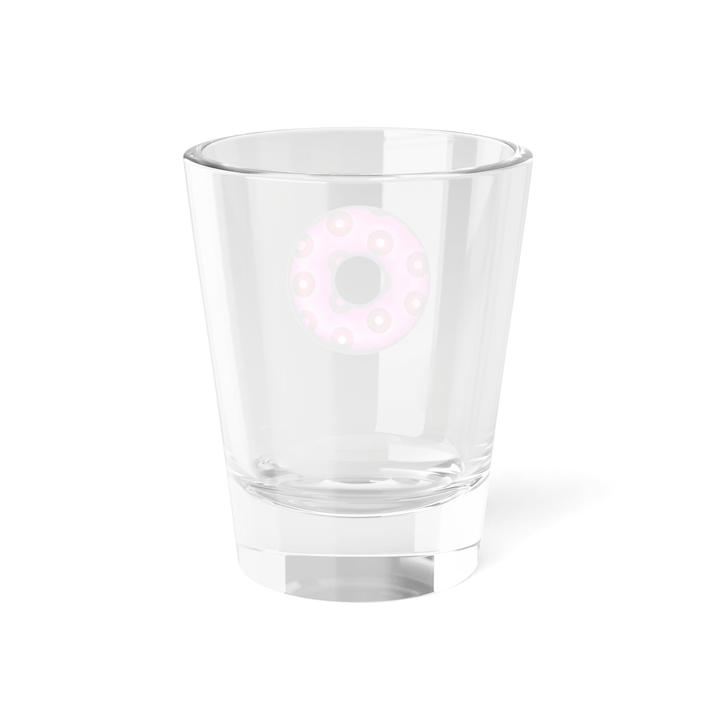 Bad Fishy Too - Blimpy Paradox Donut - hot magenta/red - Shot Glass, 1.5oz