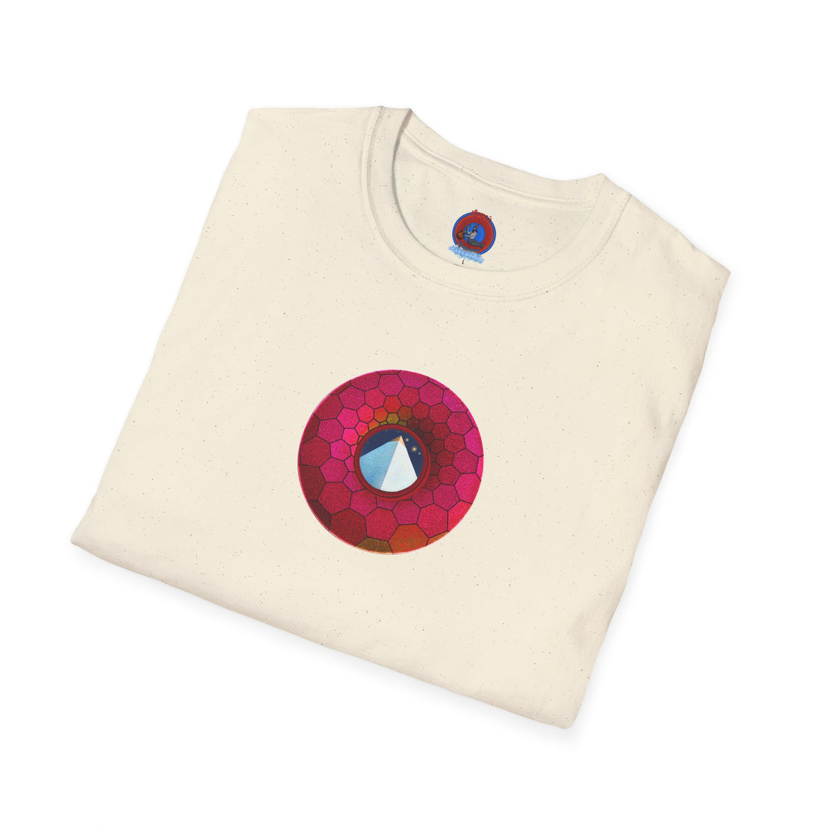Classic Donut Tee - Unisex Soft-Style - "Limestone Donuts so Large" - variant 5 - green hexadonut