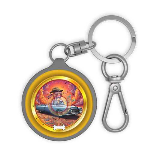 Lumpy Donut Keychain - "Jimmy's Marathon Donuts" - series 1.0 - variant 2 - golden donut