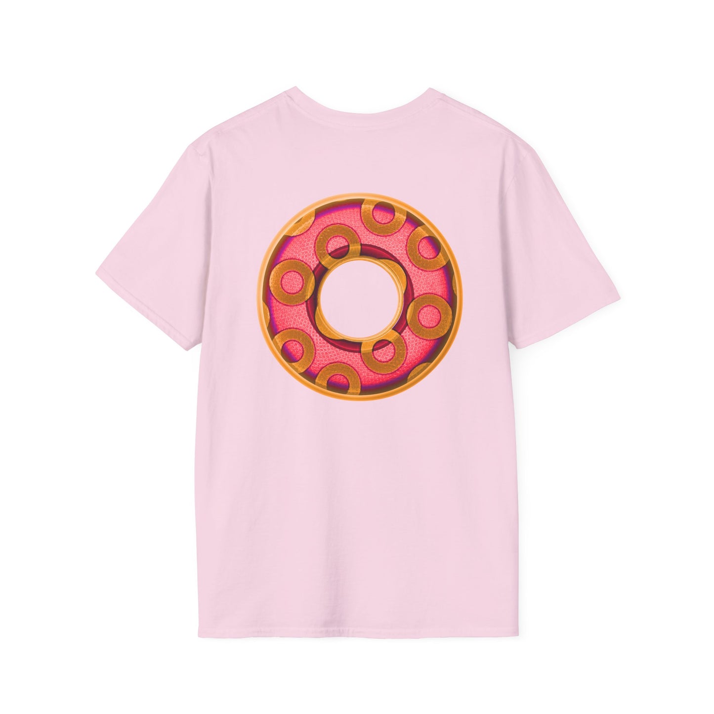 Plain Donuts/Unisex Soft-Style - "Plain Rustic Paradoxical Donuts" - rose/gold donuts