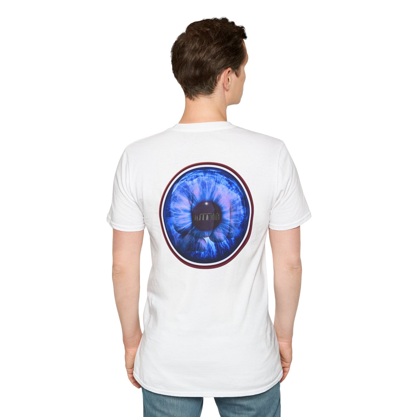 Classic Donut Tee - Unisex Soft-Style - "Wilson's Eyesore Donut Tee" - blue idonut - variant 3