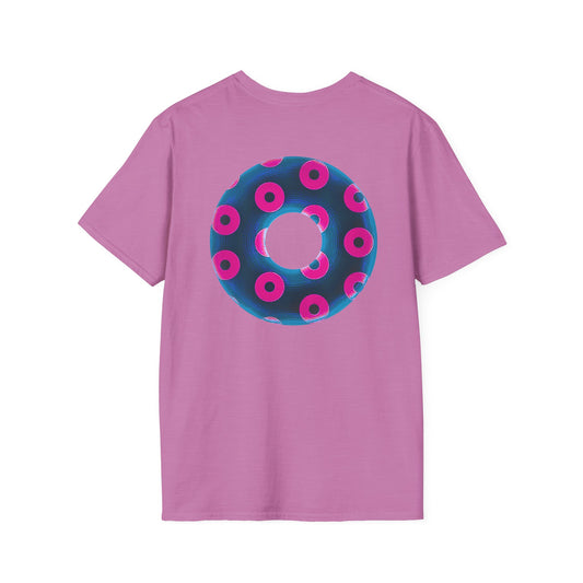 Plain Donuts/Unisex Soft-Style - "Plain Blimpy Paradoxical Donuts" - royal blue/vivid magenta donuts
