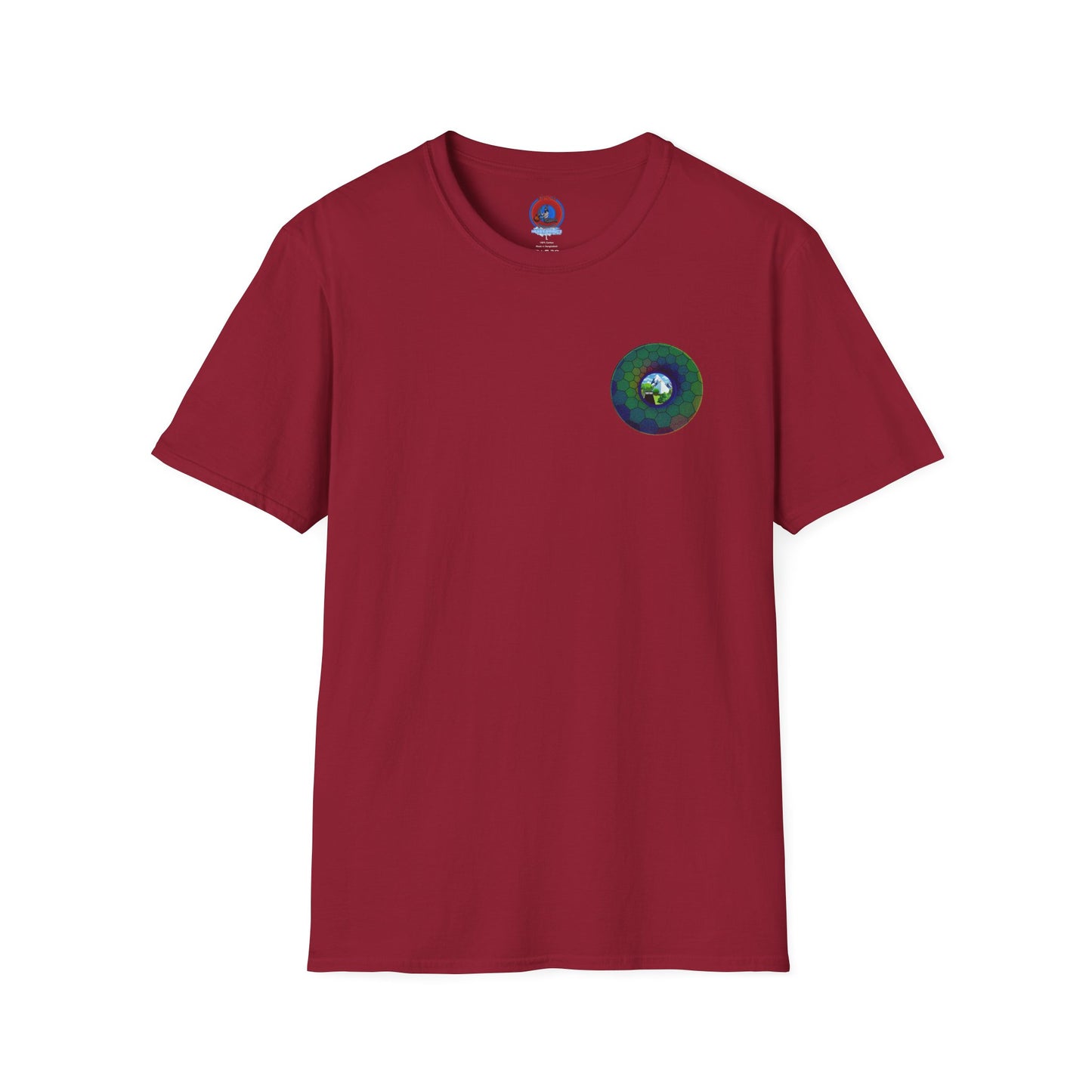 Classic Donut Tee - Unisex Soft-Style - "Mansions of South Park" - series 1.0 - variant 2 - green hexadonut