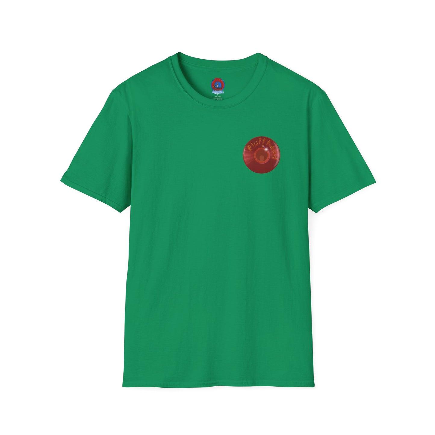 Classic Donut Tee - Unisex Soft-Style - "The Fluffernutter Donut" - series 1.0 - dark red donut