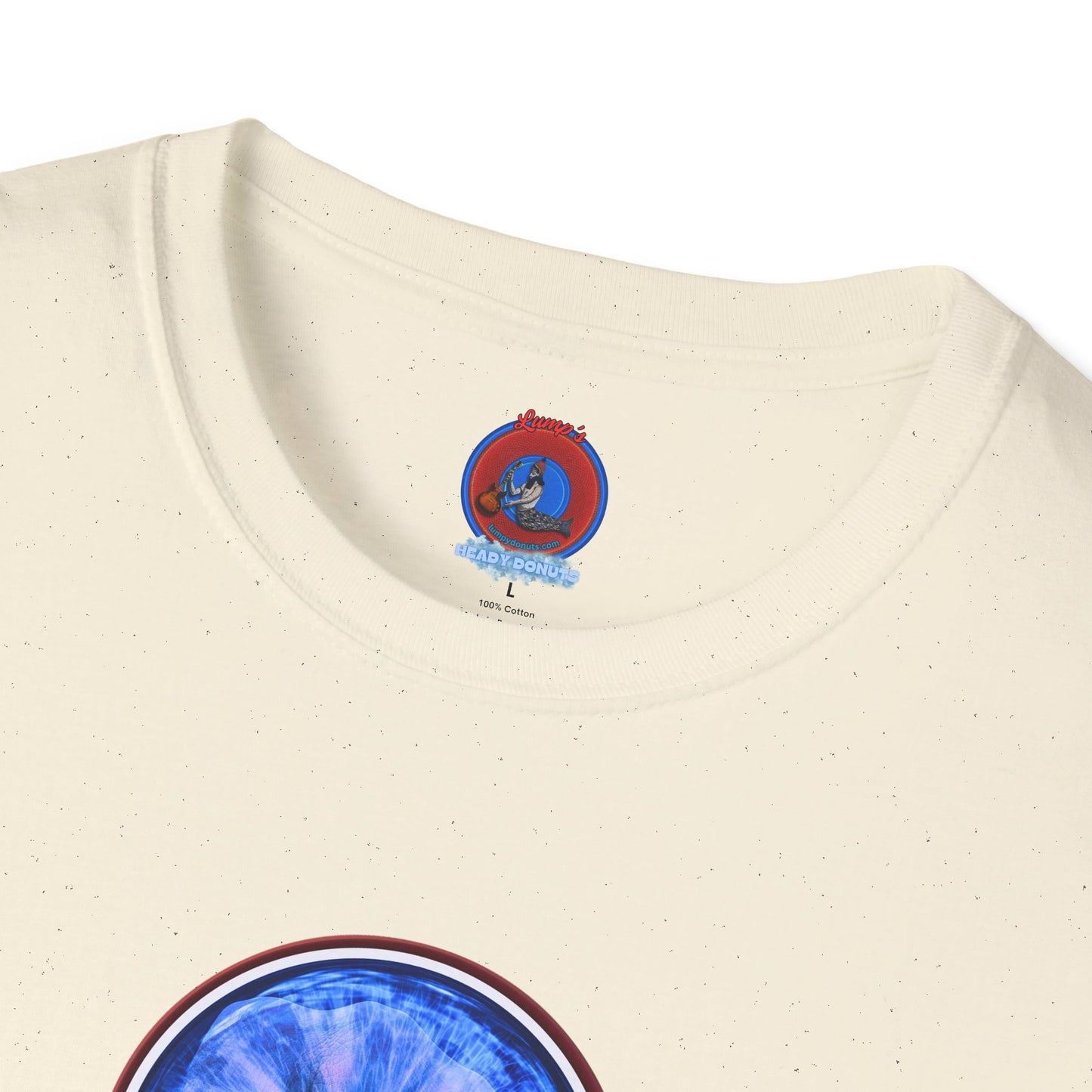 Classic Donut Tee - Unisex Soft-Style - "Wilson's Eyesore Donut Tee" - blue idonut - variant 3
