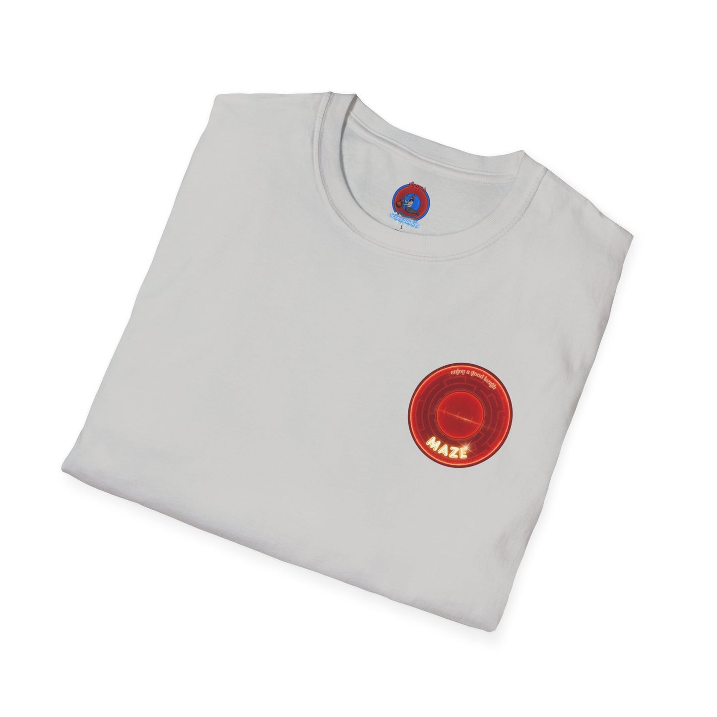 Classic Donut Tee - Unisex Soft-Style - "The Amazing Donut" - series 1.0 - variant 2 - red donut
