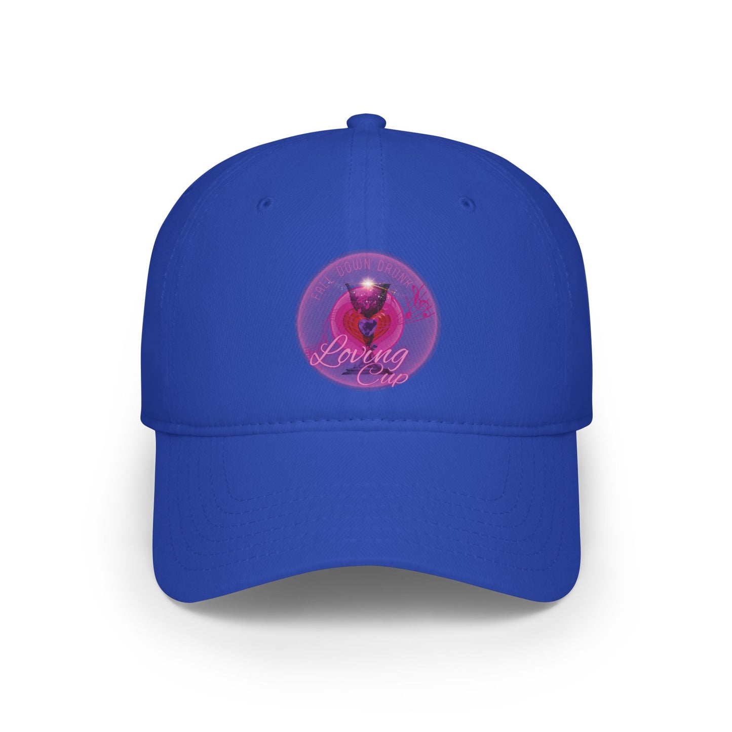 Lumpy Donut Baseball Cap - "The Loving Donut Cap" - vivid purple/magenta donut w/ - [*charitable donut]