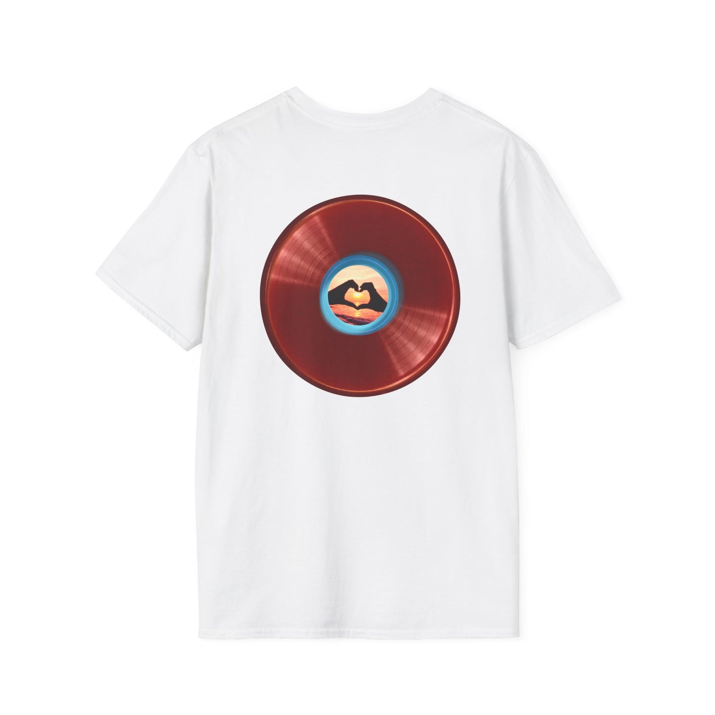 Classic Donut Tee - Unisex Soft-Style - "Wasted Donut" - series 1.0 - variant 1 - red donut