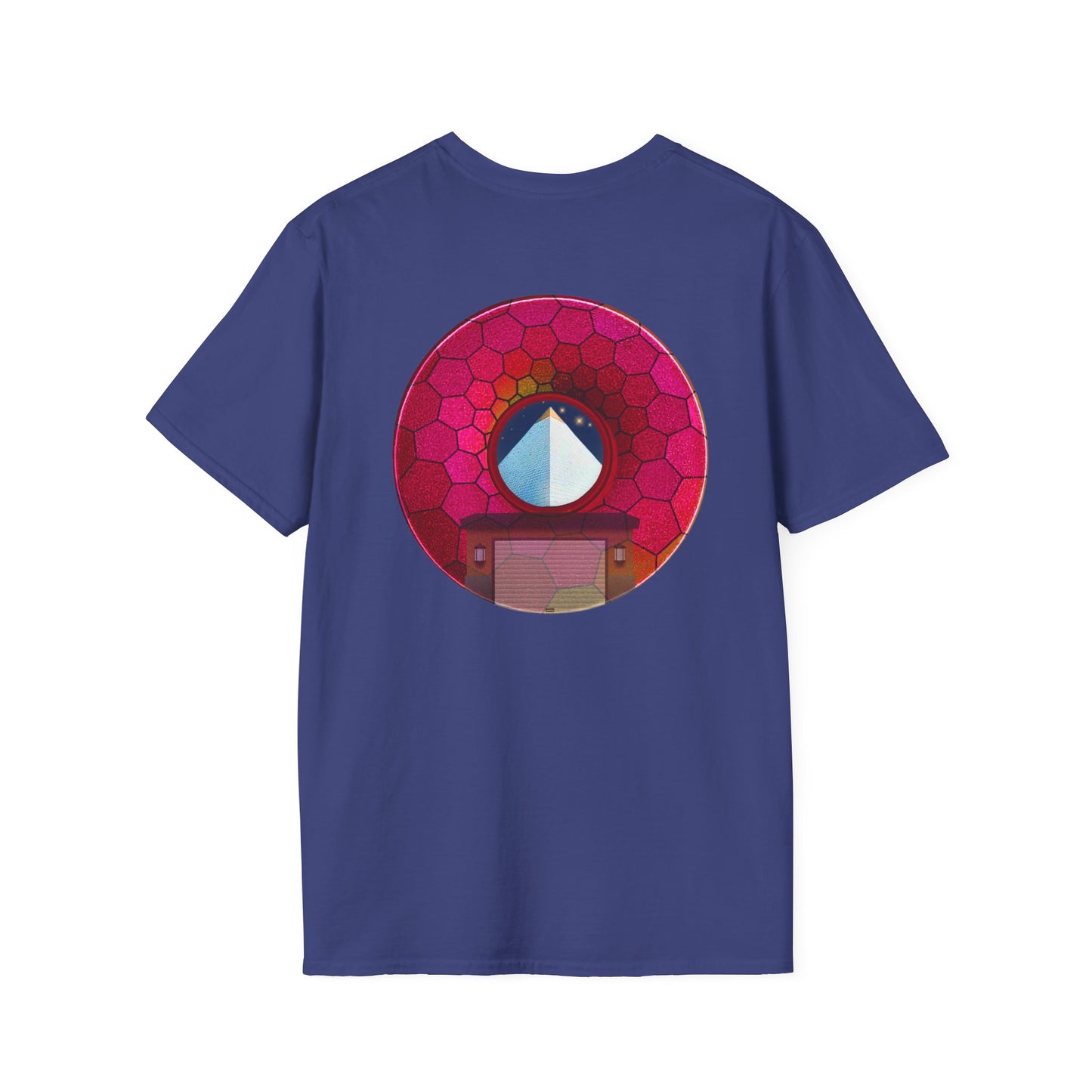 Classic Donut Tee - Unisex Soft-Style - "Limestone Donuts so Large" - variant 6 - green hexadonut