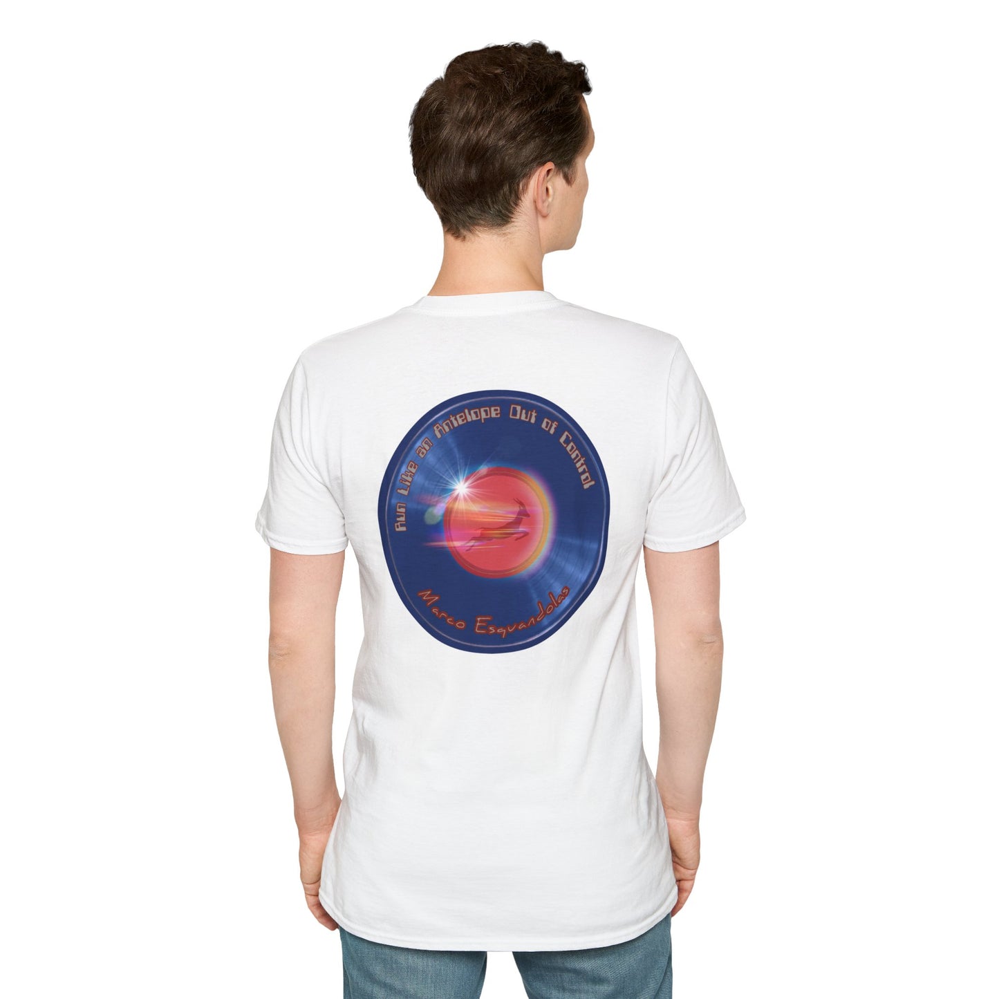 Classic Donut Tee - Unisex Soft-Style - "Marco's Preferred Donut" - series 1.0 - blue donut