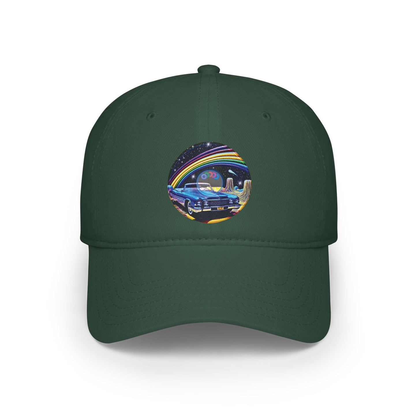 Lumpy Donut Baseball Cap - "Halley's Caddy Donut Cap" - variant 1 - pic donut w/