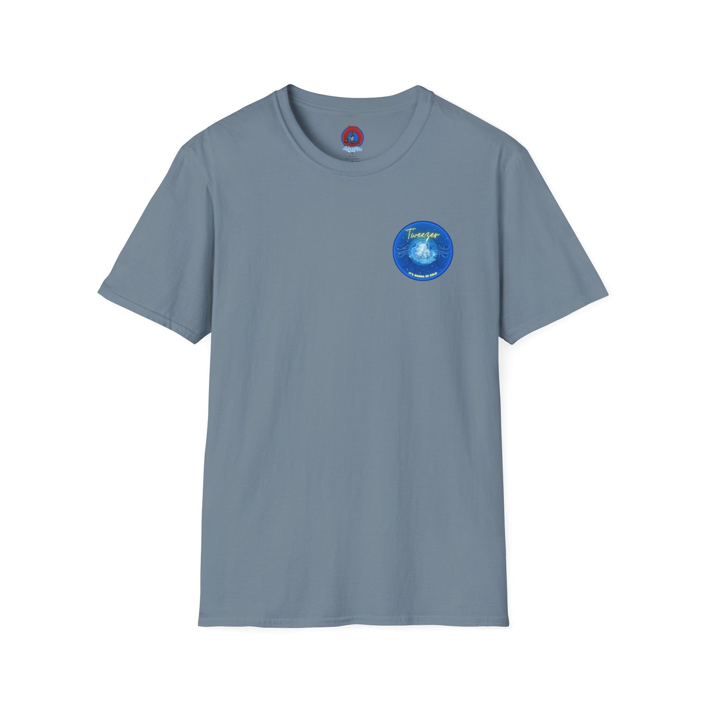 Classic Donut Tee - Unisex Soft-Style - "The Donut Reprise" - ice cold blue donut