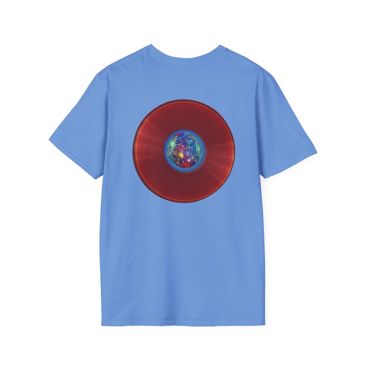 Classic Donut Tee - Unisex Soft-Style - "Donuts of the Gods" - series 1.0 - variant 1 - red donut
