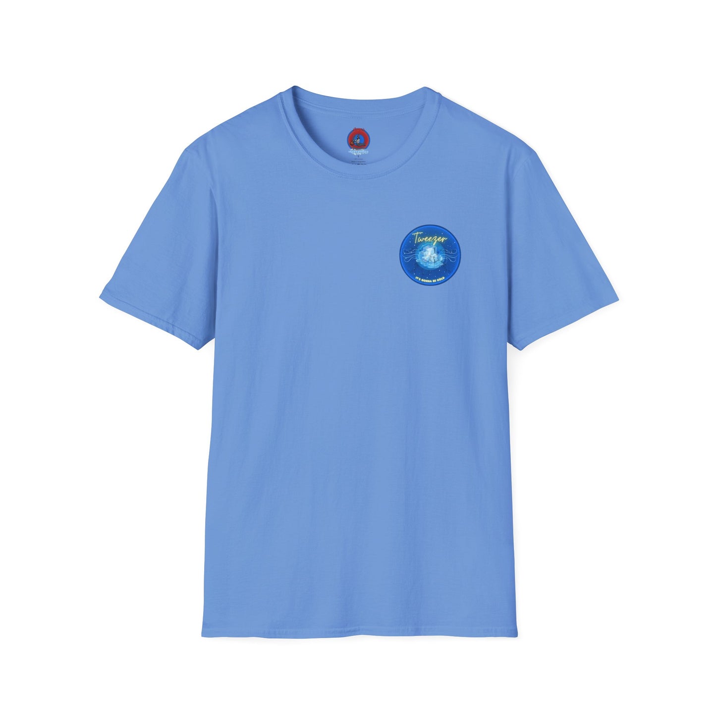 Classic Donut Tee - Unisex Soft-Style - "The Donut Reprise" - ice cold blue donut