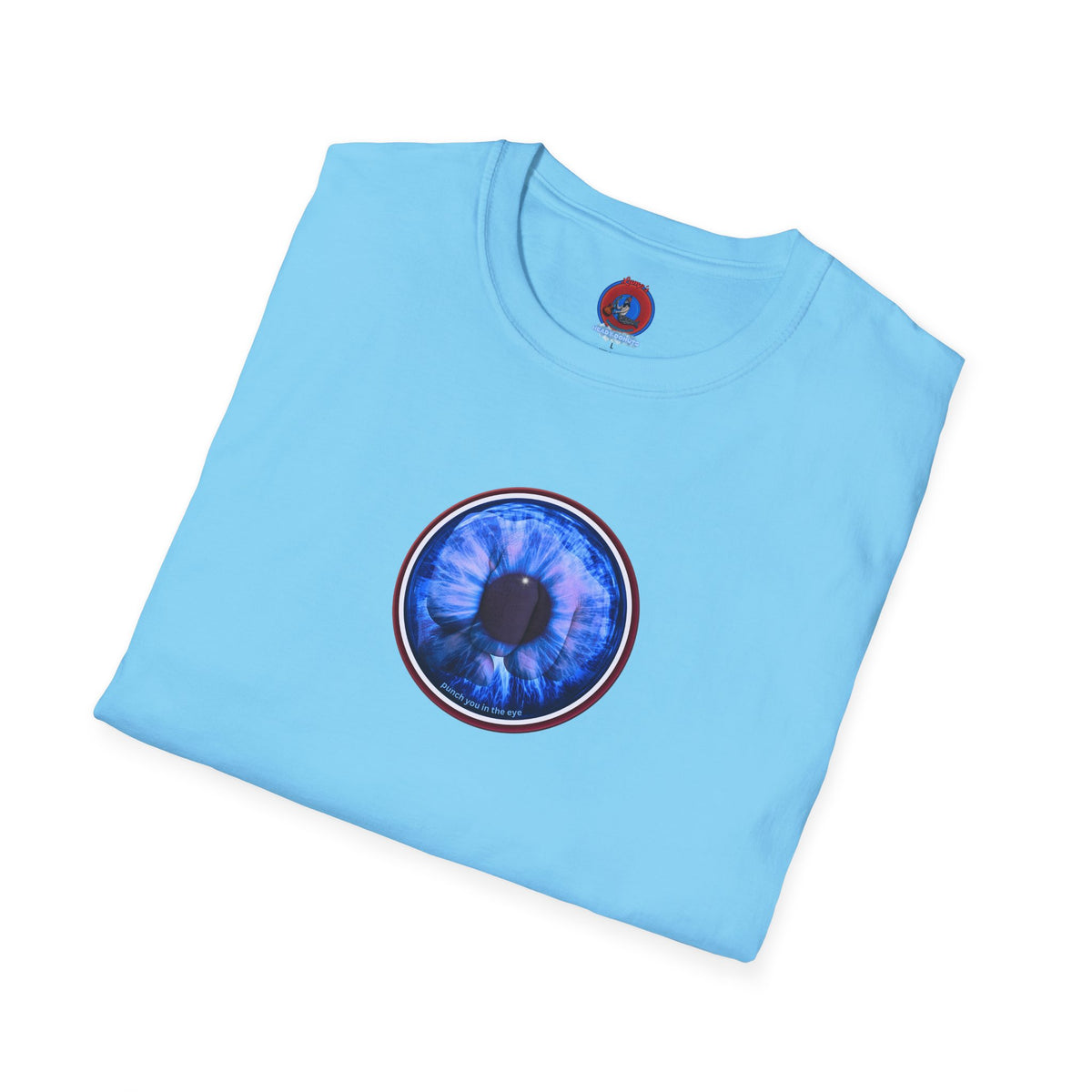 Classic Donut Tee - Unisex Soft-Style - "Wilson's Eyesore Donut Tee" - blue idonut - variant 2