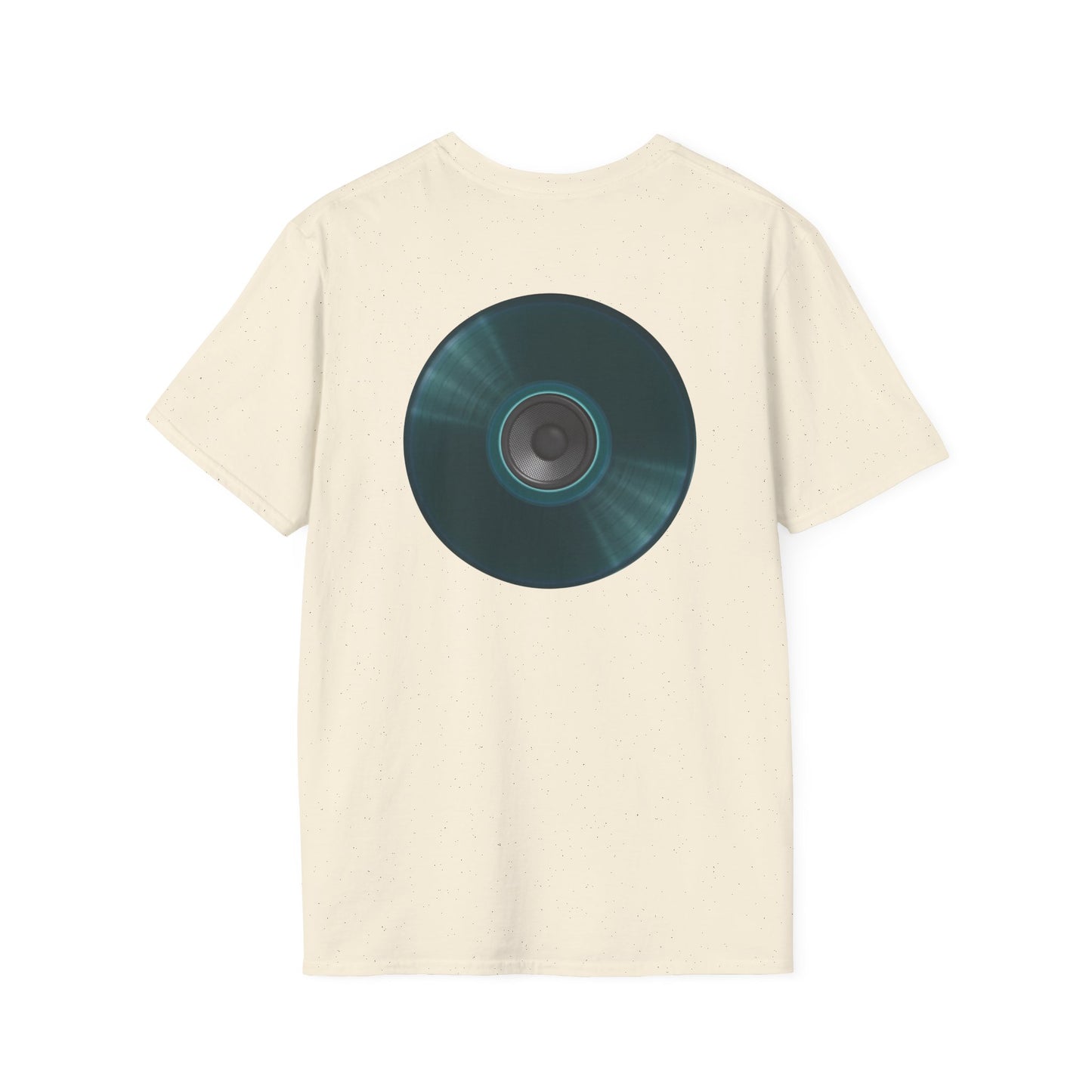 Classic Donut Tee - Unisex Soft-Style - "The Plain Record Donut" - series 1.0 - dark teal green