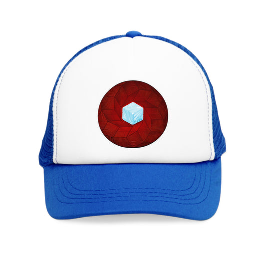 Lumpy Trucker Hat - "Ice Cube's Donut" - variant 1 - red donut