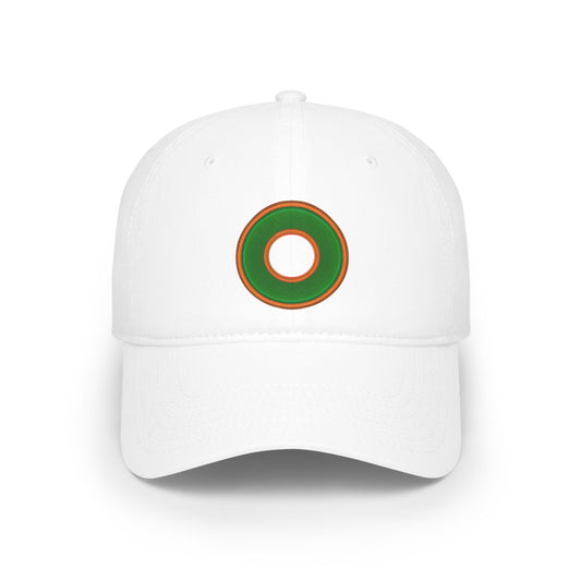 Lumpy Donut Baseball Cap - "Plain [Mary] Jane" - rustic green donut donut w/
