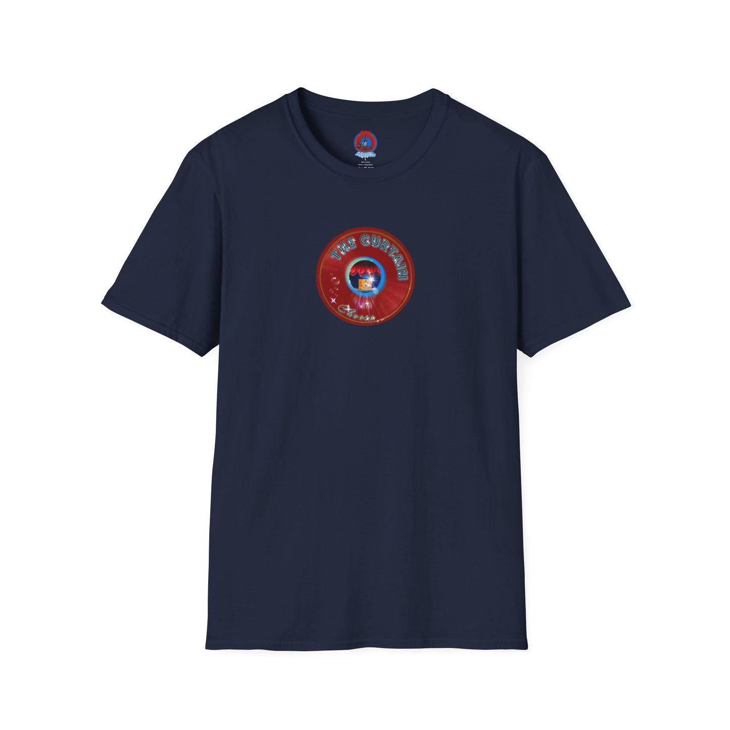 Classic Donut Tee - Unisex Soft-Style - "The Donut With" - series 1.0  - variant 2 - red donut