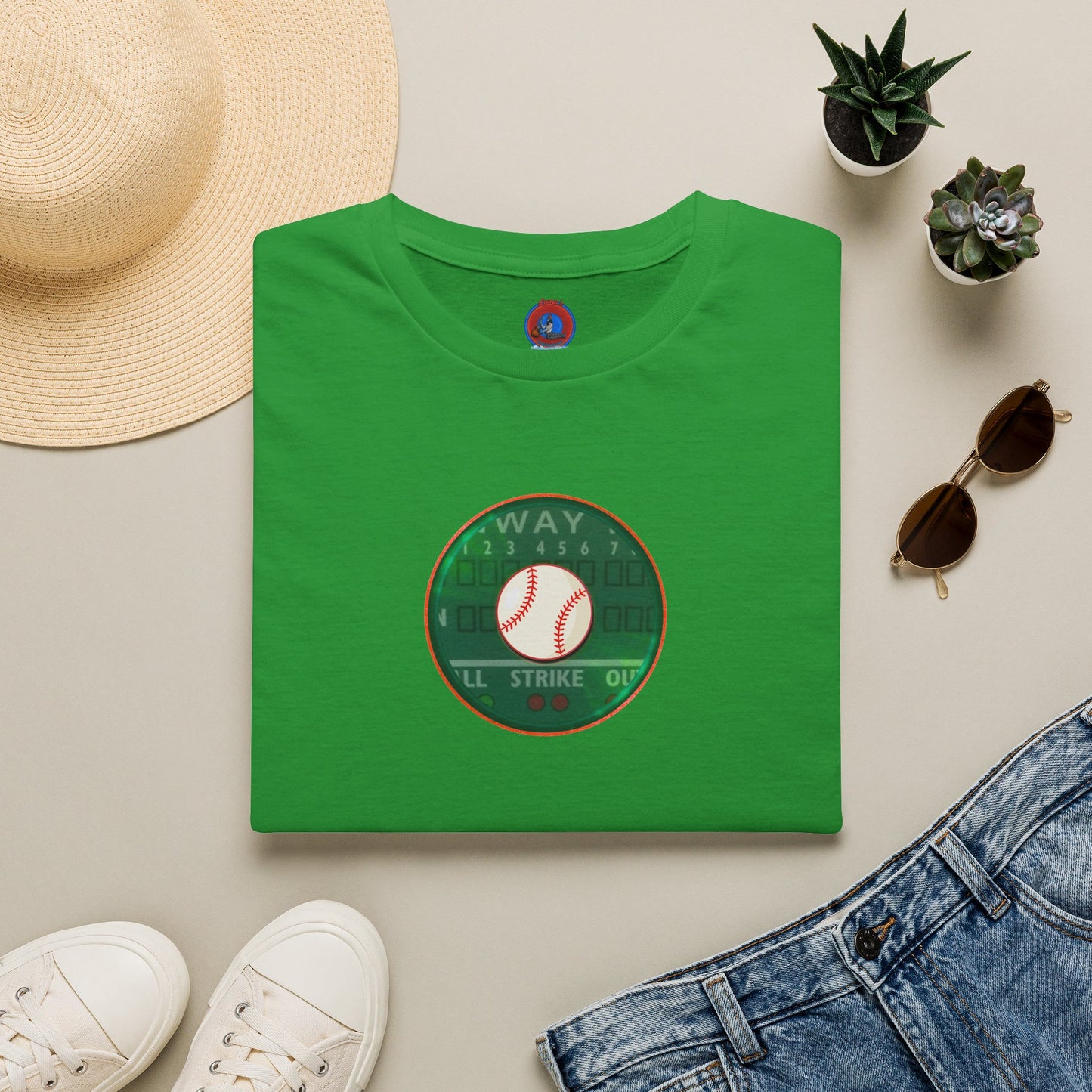 Classic Donut Tee - Unisex Soft-Style - "Phenway Ballpark Donuts" - vivid monsta donut - variant 2