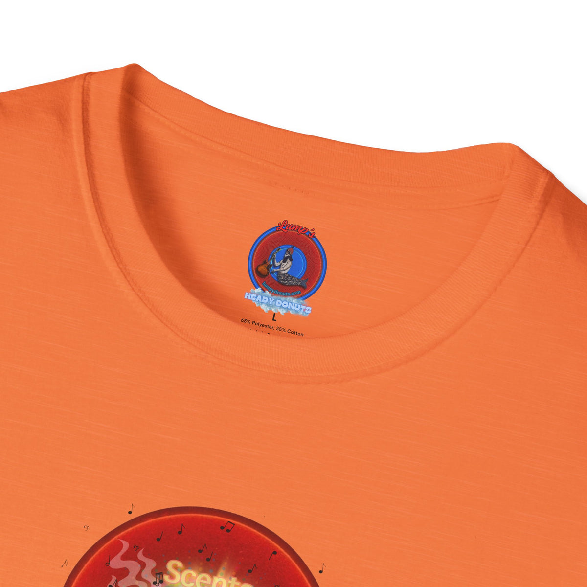 Classic Donut Tee - Unisex Soft-Style - "The Sweet Smell of Donuts" - series 1.0  - red donut
