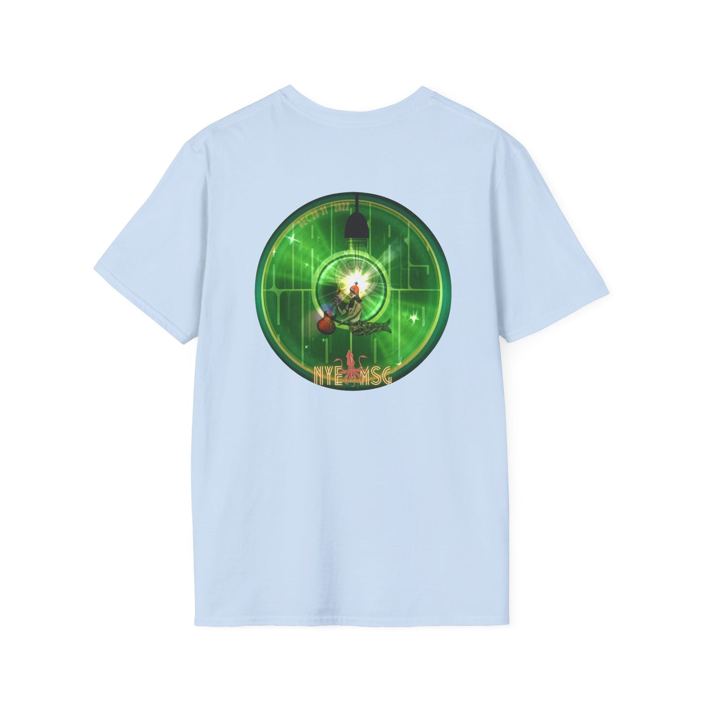 Classic Donut Tee - Unisex Soft-Style - "There was a party Dec 28-31 2022 in NYC, now tell me where were you" - series 1.0  - *green [commemorative donut]
