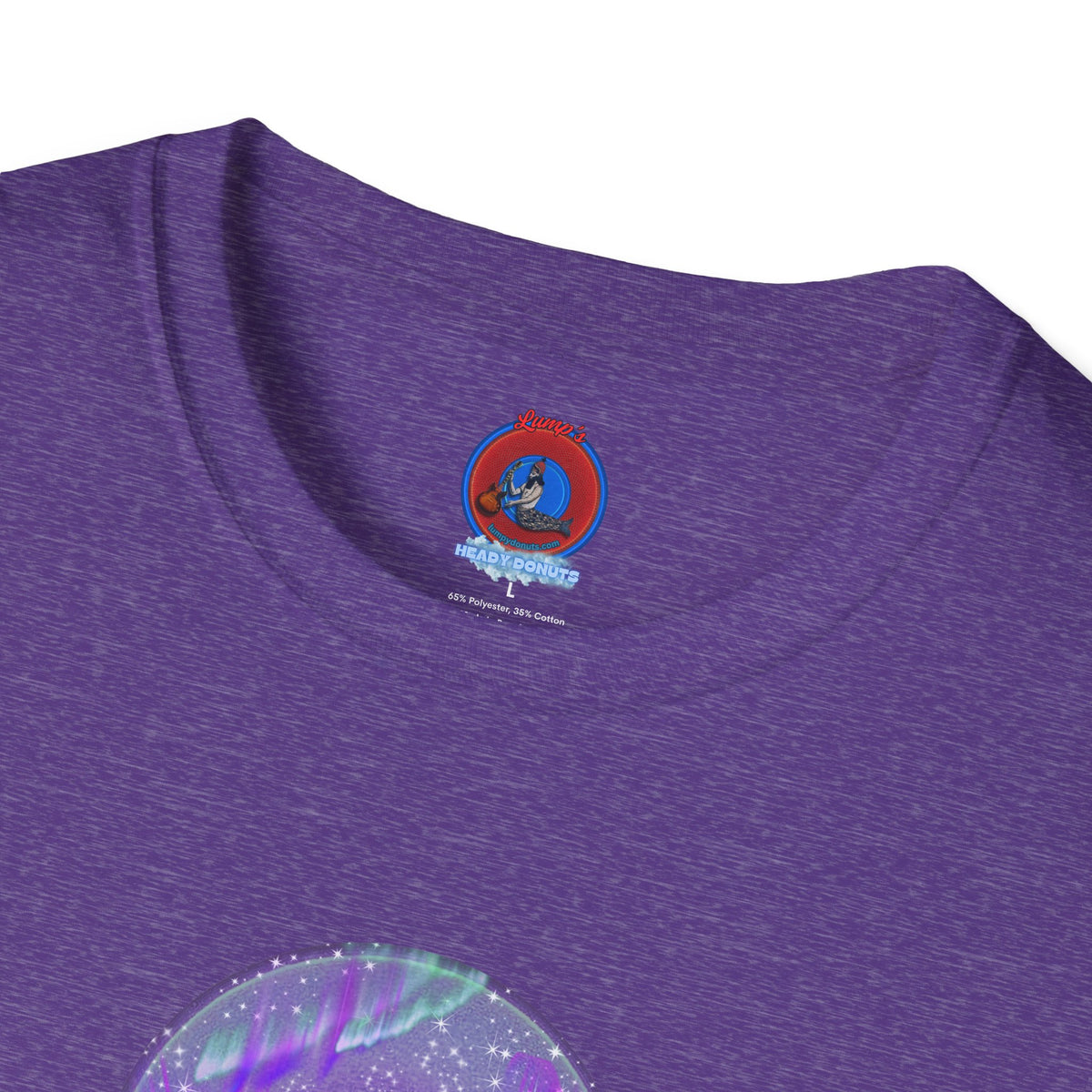Classic Donut Tee - Unisex Soft-Style - "Welcome, this is your Donut" - series 1.0  - purple donut