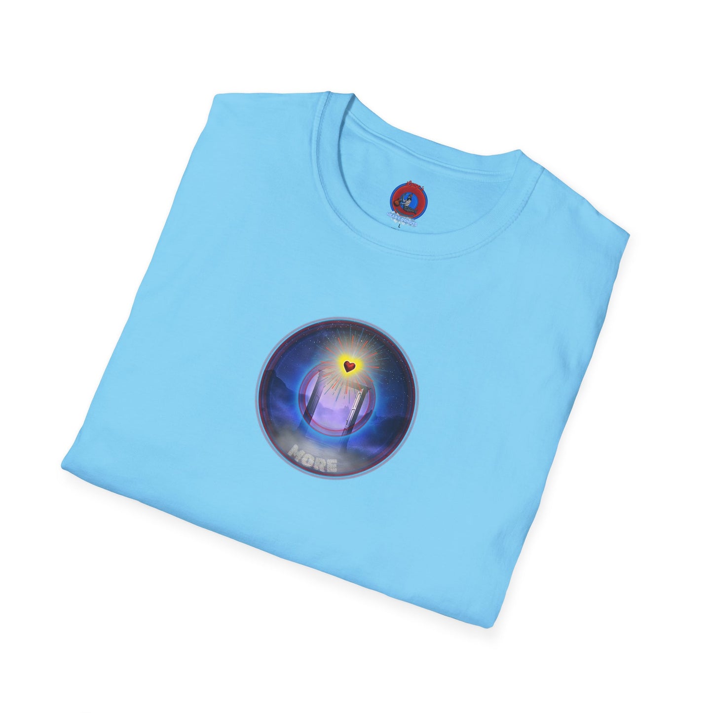 Classic Donut Tee - Unisex Soft-Style - "The Moring Donut' - vivid surreal donut