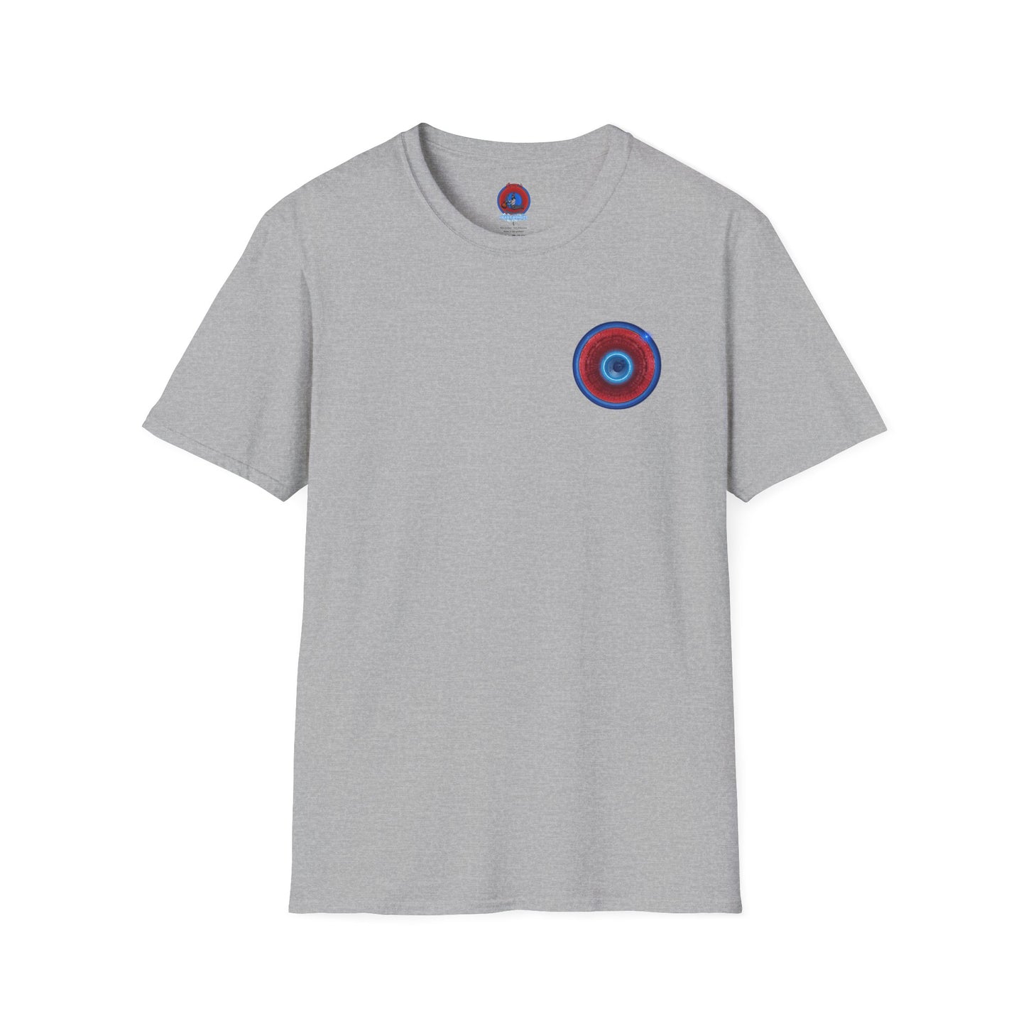Classic Donut Tee - Unisex Soft-Style - "Homer's Perfect Donut" - series 1.0  - variant 2 - dark blue edging