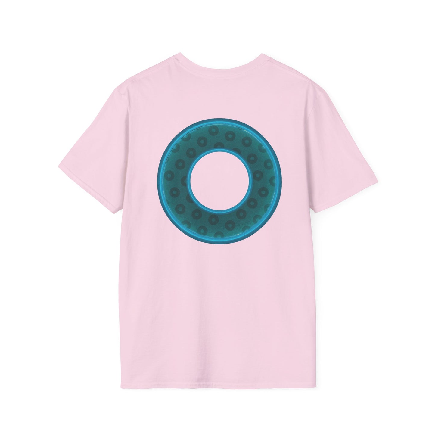 Plain Donuts/Unisex Soft-Style - "Plain Wide Mouthed Paradoxical Donuts" - dark teal/dark teal donuts