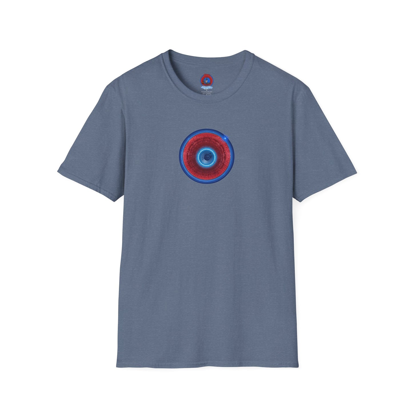 Classic Donut Tee - Unisex Soft-Style - "Homer's Perfect Donut" - series 1.0  - variant 2 - dark blue edging