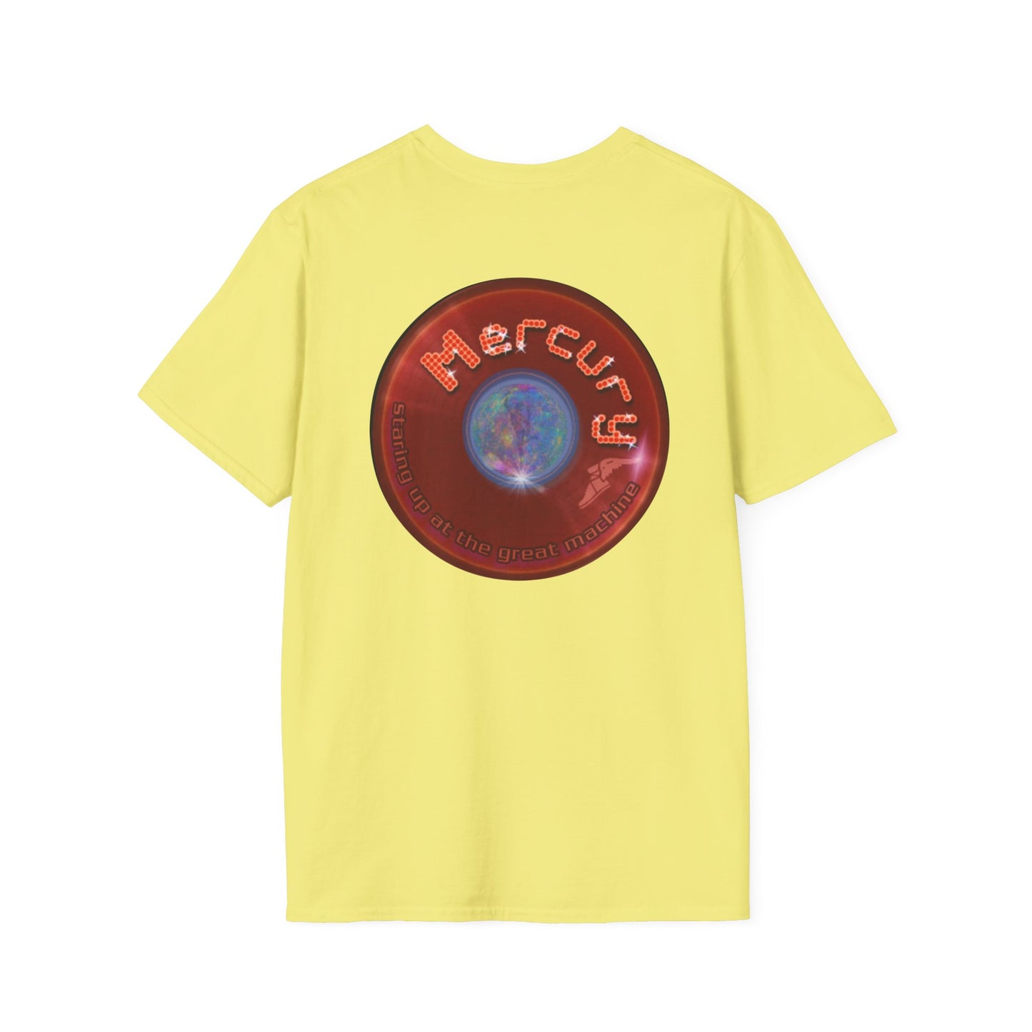 Classic Donut Tee - Unisex Soft-Style - "Donuts of the Gods" - series 1.0 - variant 2 - red donut