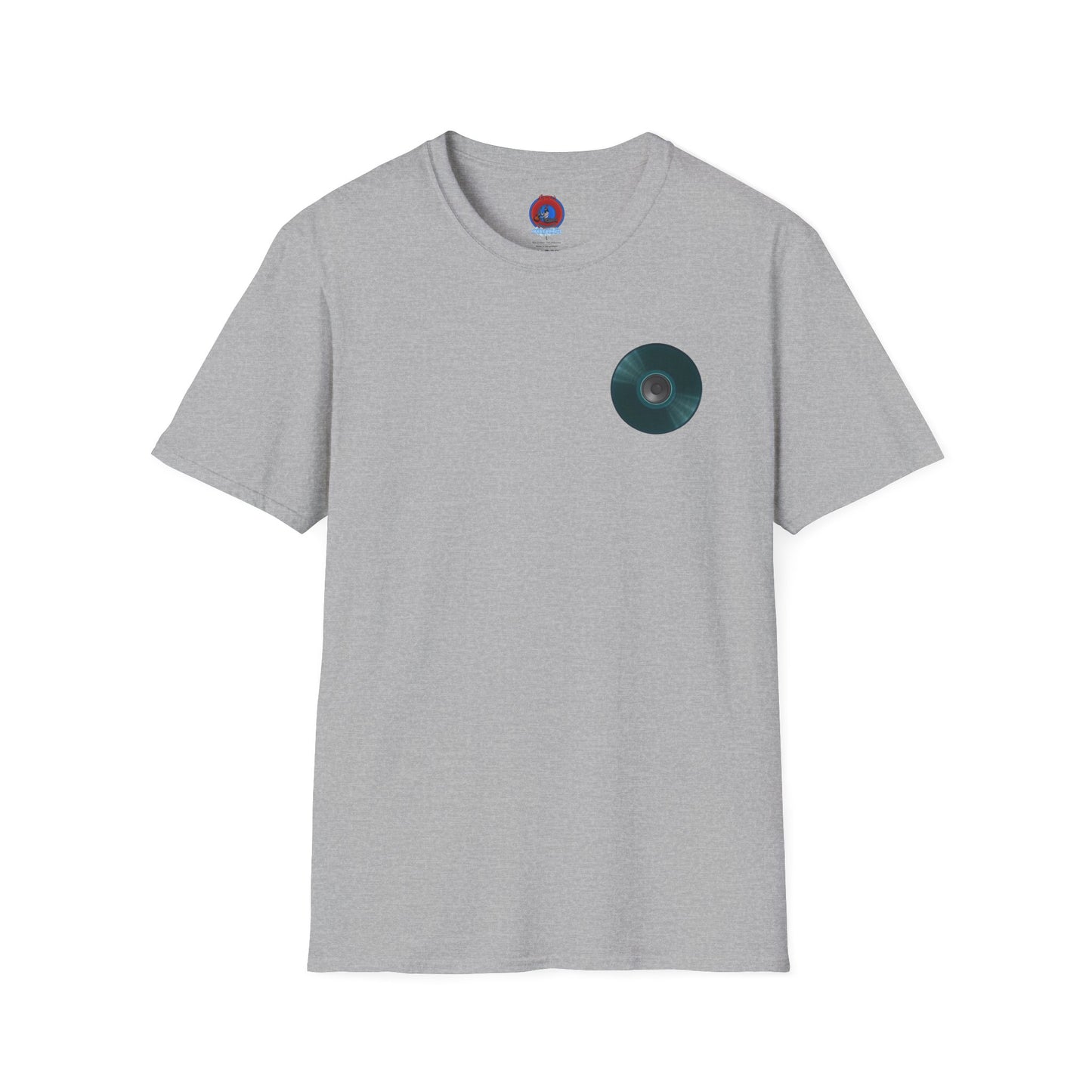 Classic Donut Tee - Unisex Soft-Style - "The Plain Record Donut" - series 1.0 - dark teal green