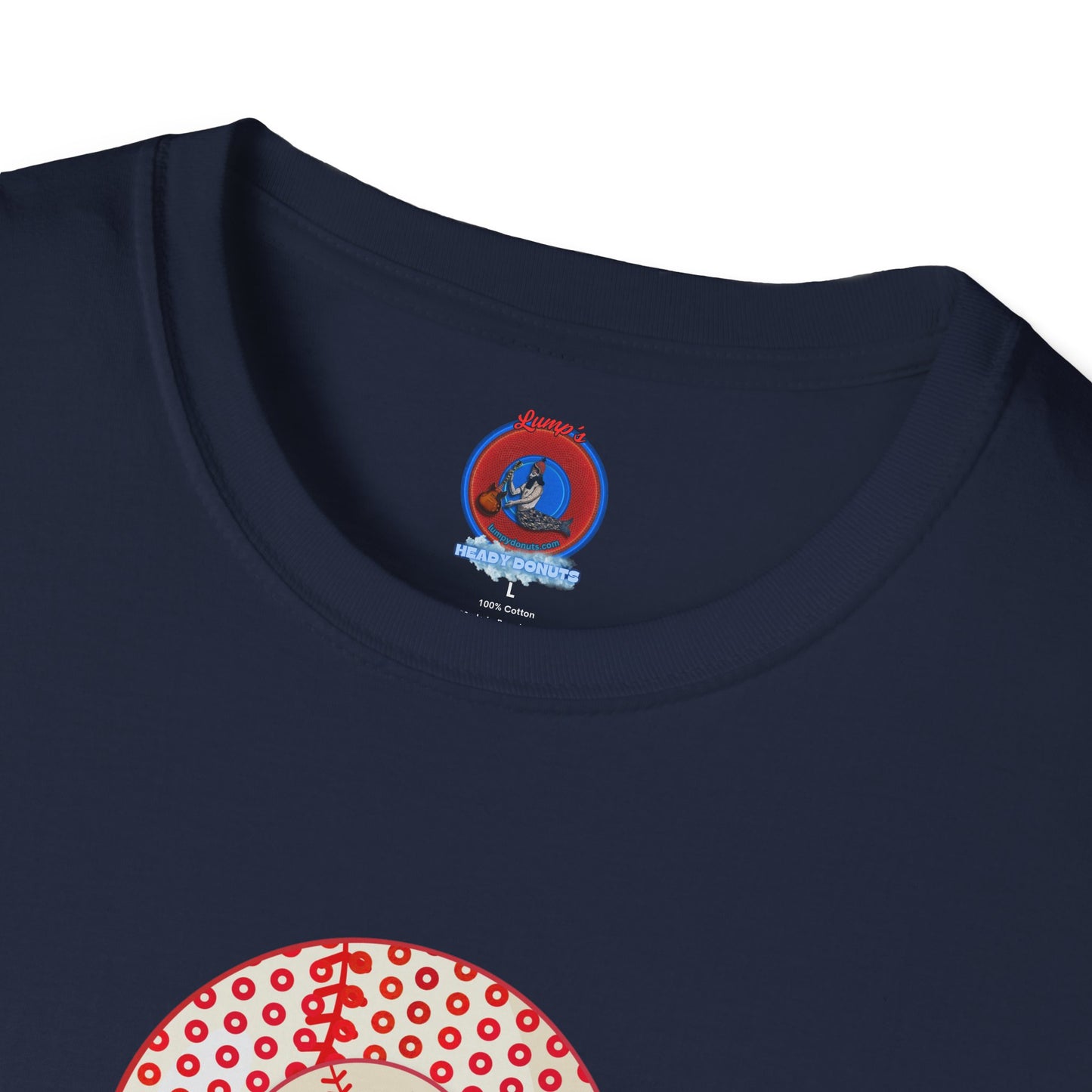 Classic Donut Tee - Unisex Soft-Style - "Phenway Ballpark Donuts" - baseball paradox donut - variant 3