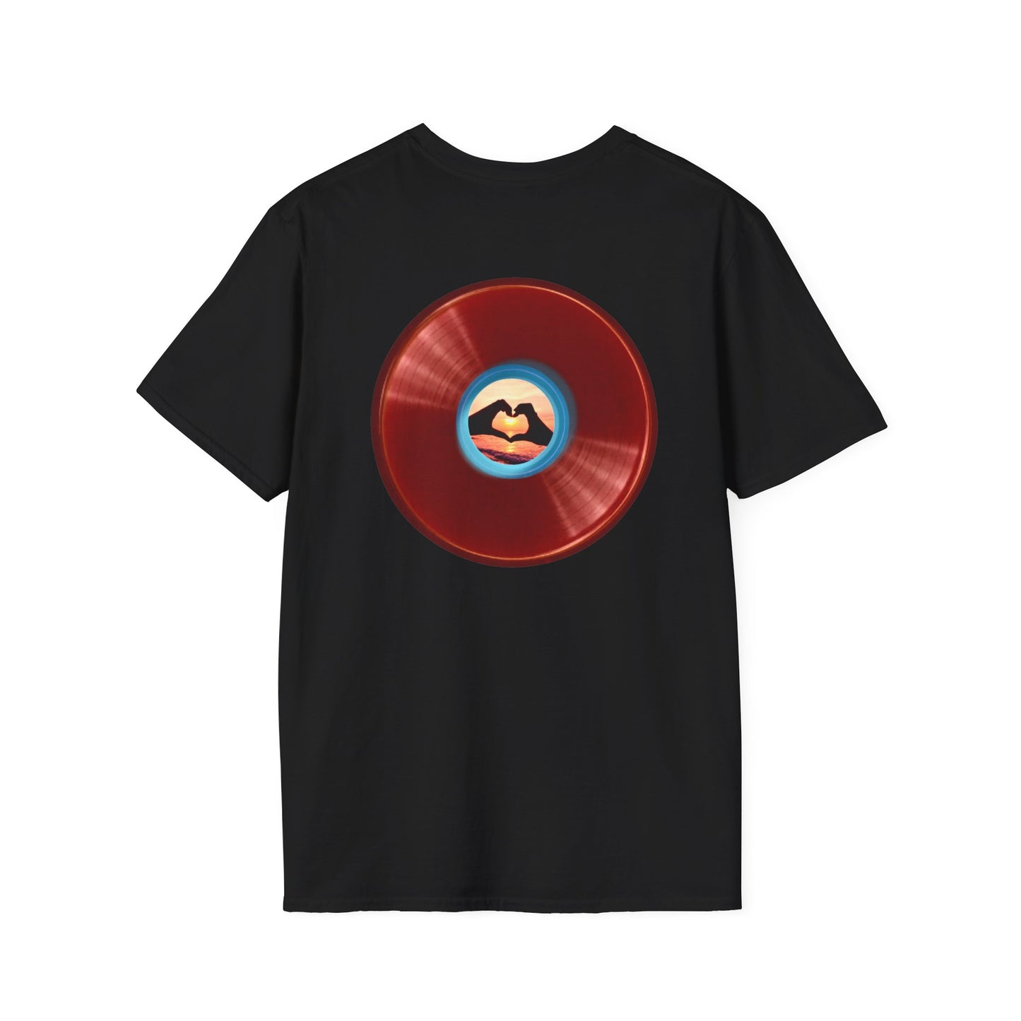 Classic Donut Tee - Unisex Soft-Style - "Wasted Donut" - series 1.0 - variant 1 - red donut
