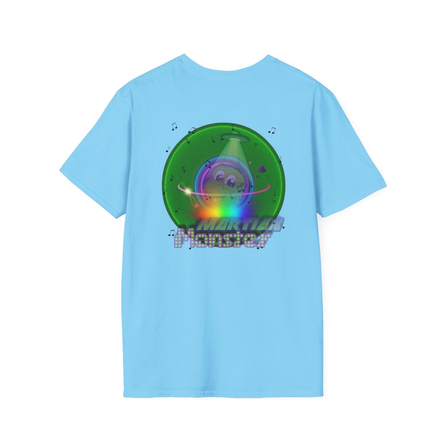 Classic Donut Tee - Unisex Soft-Style - "My Phavorite Martian" - green donut - series 1.0