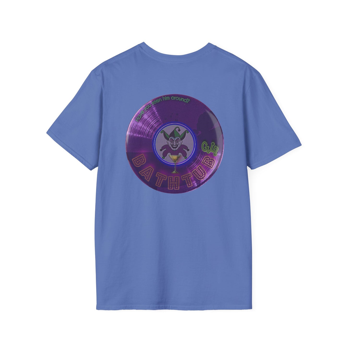 Classic Donut Tee - Unisex Soft-Style - "The Joker's Personal Tees - Troubadour Edition" - series 1.0 - variant 1 - purple donut